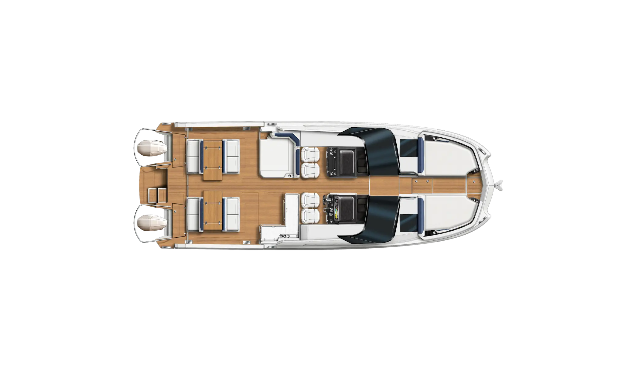 YOT 41 Top view cockpit